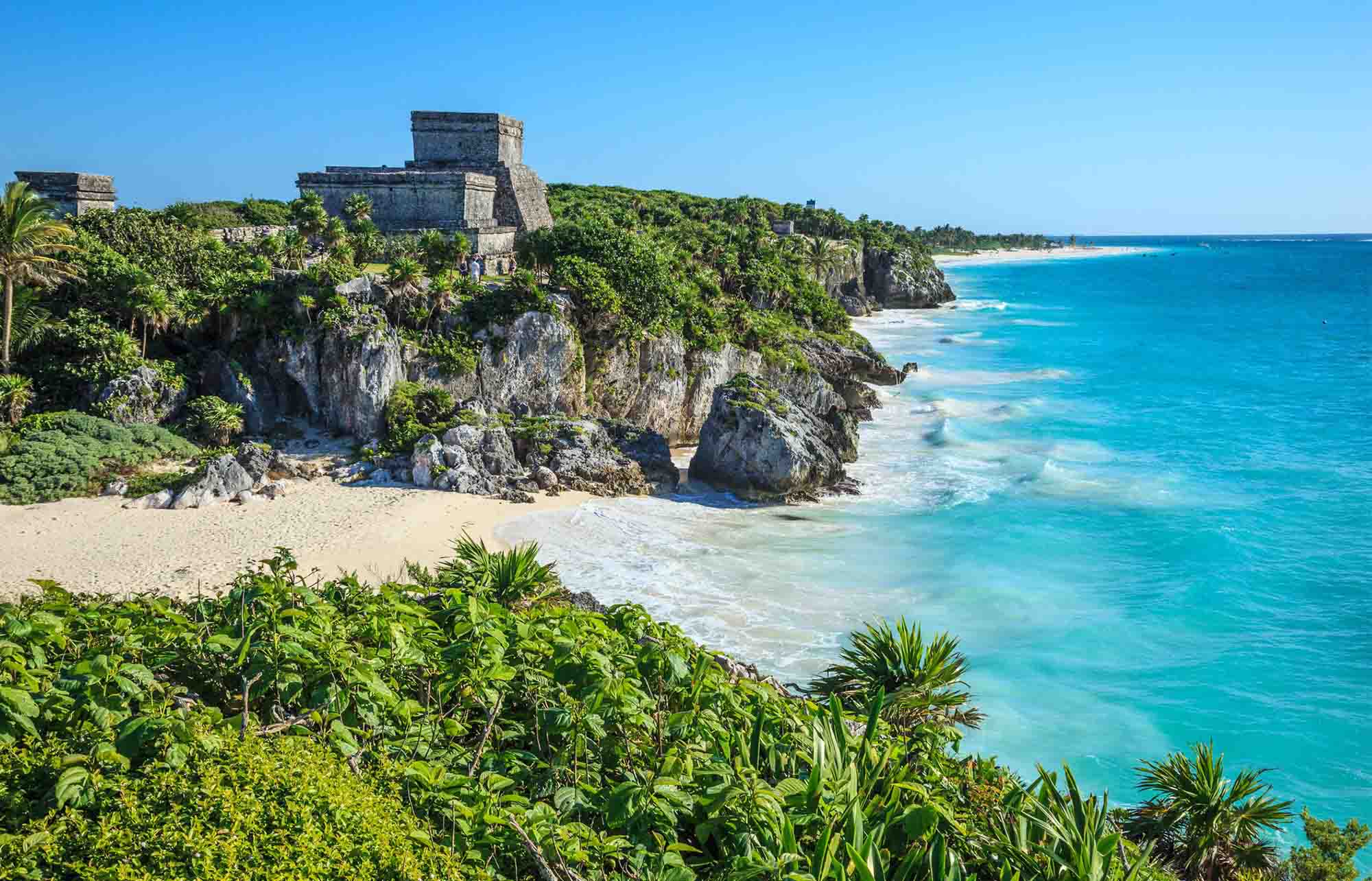 tulum ruines en bord de mer