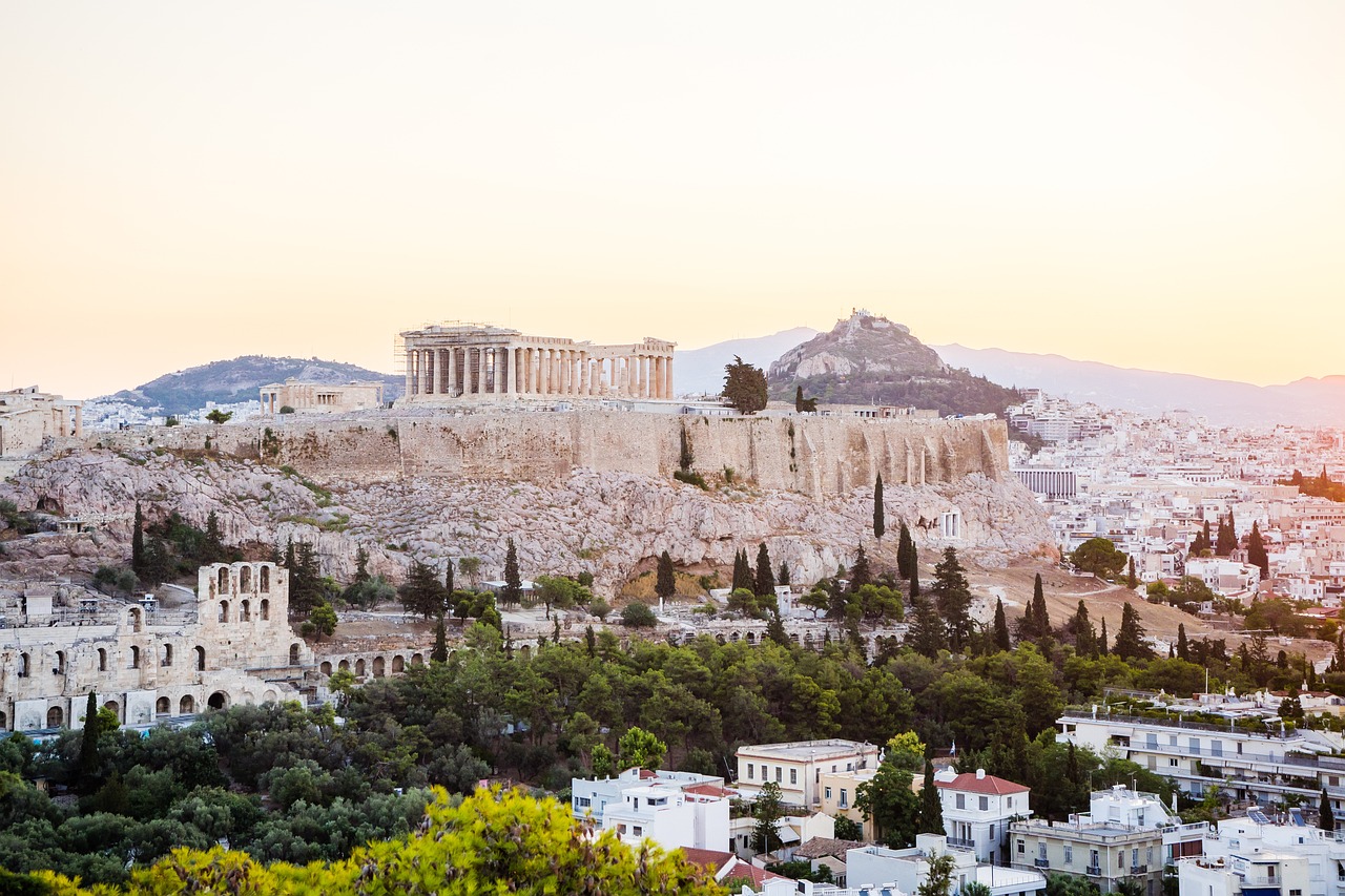 Athènes ville touristique Grece