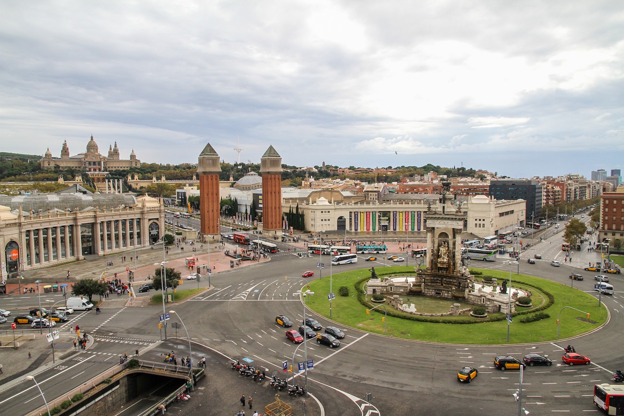 Barcelone ville touristique Espagne