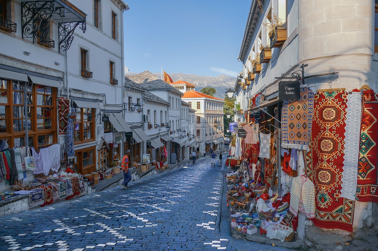 Gjirokastër ville touristique Albanie