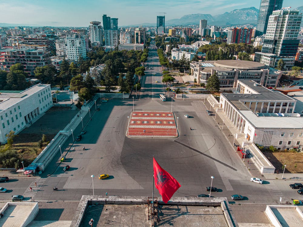 ville touristique Tirana Albanie